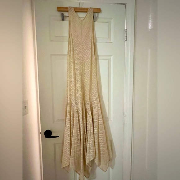 Free People Intimately Lila Slip Sheer Lace Midi Tea Length Dress Size Small - Picture 4 of 5